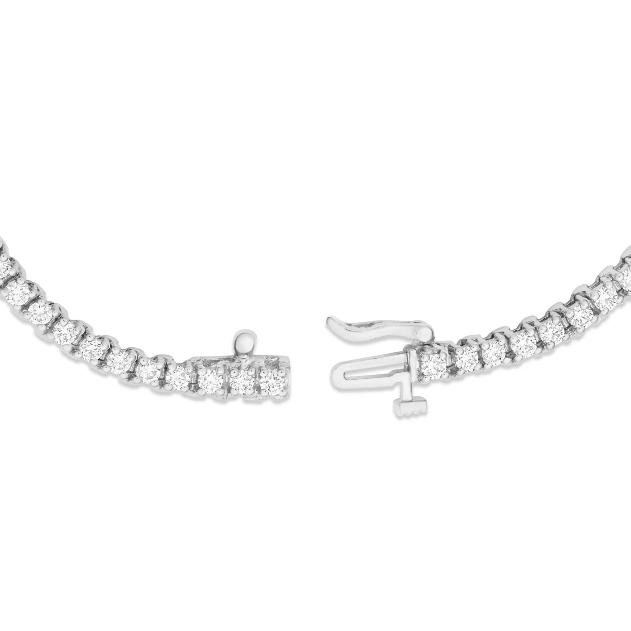 14K Gold 2.67ct 2.2mm Diamond Tennis Bracelet