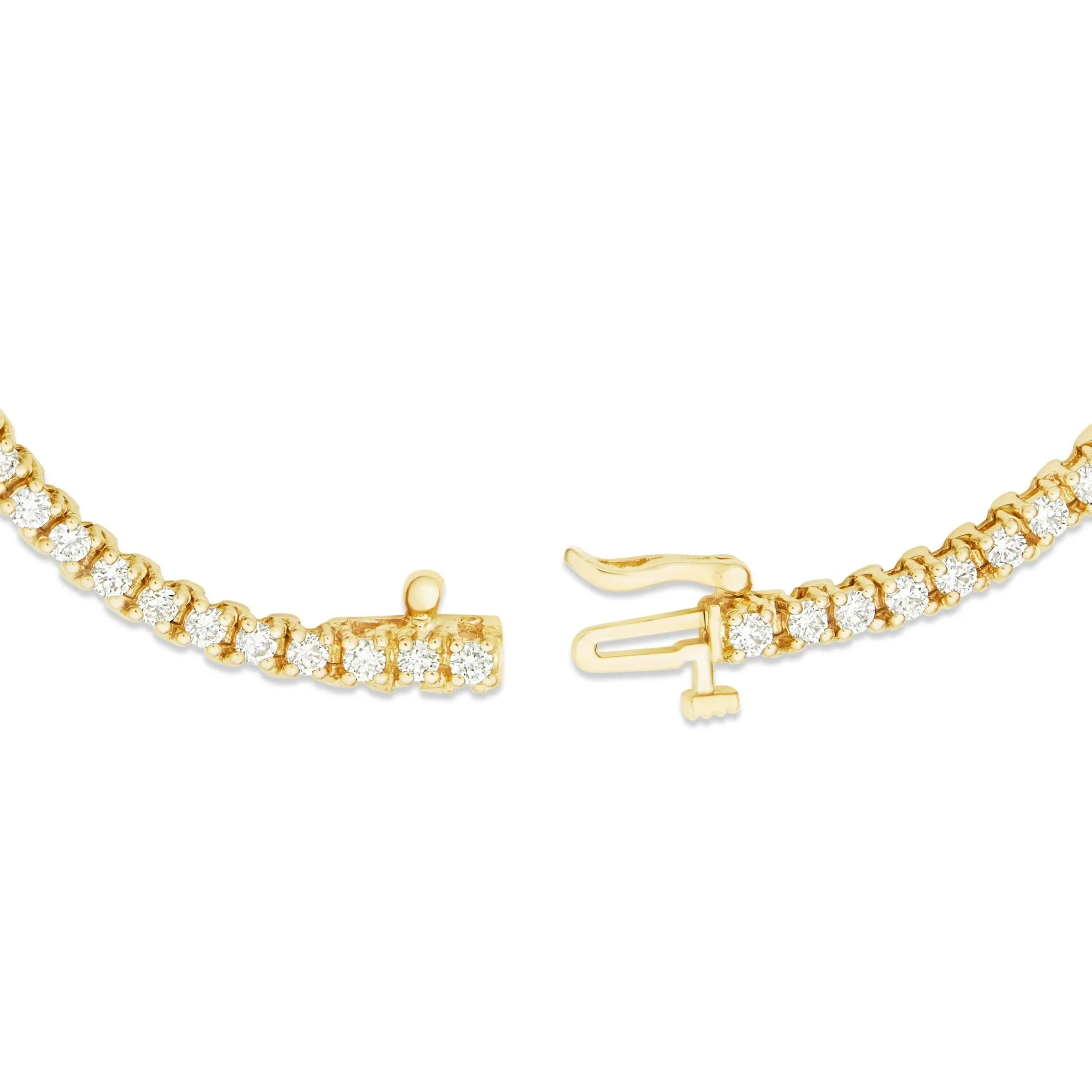 14K Gold 2.67ct 2.2mm Diamond Tennis Bracelet