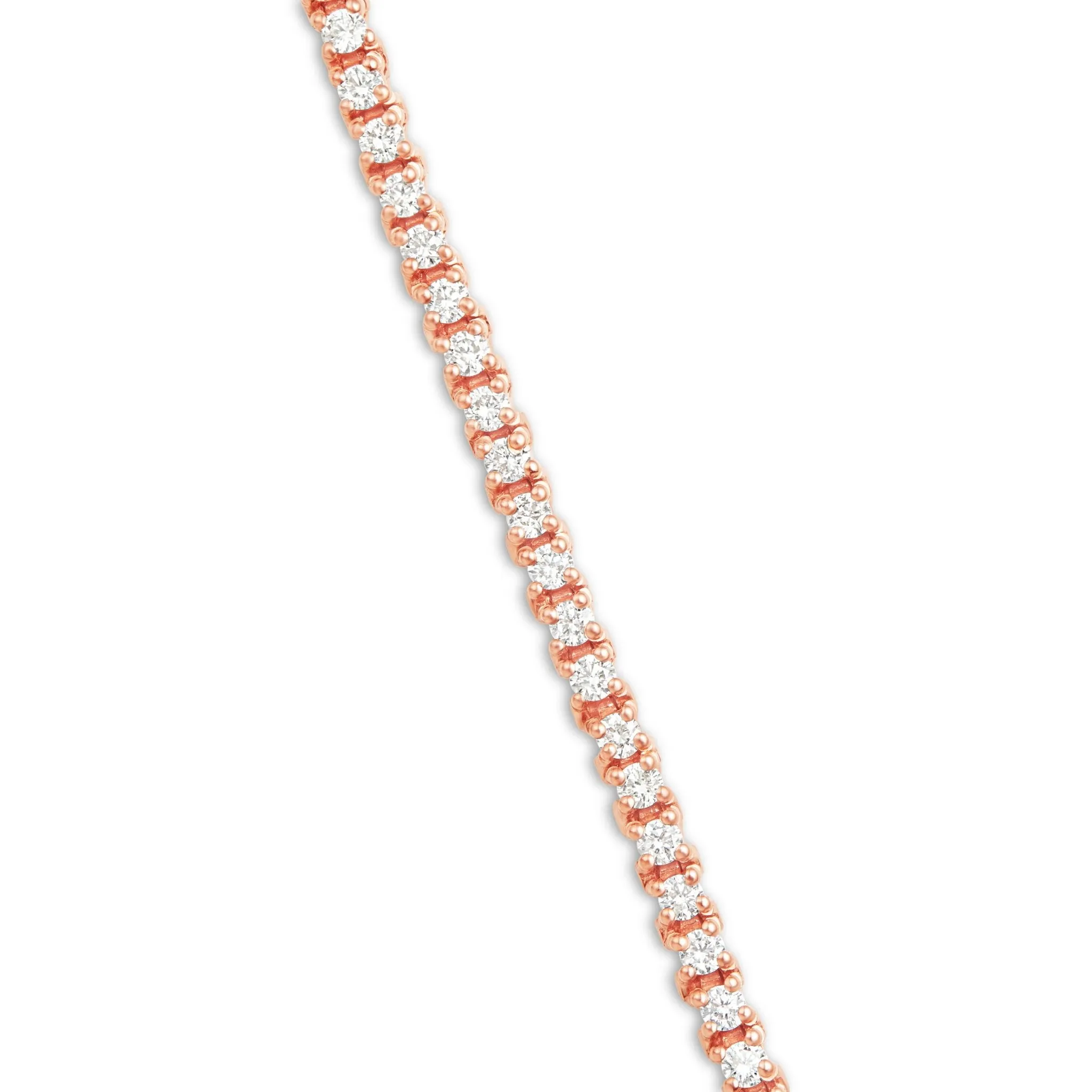 14K Gold 2.67ct 2.2mm Diamond Tennis Bracelet