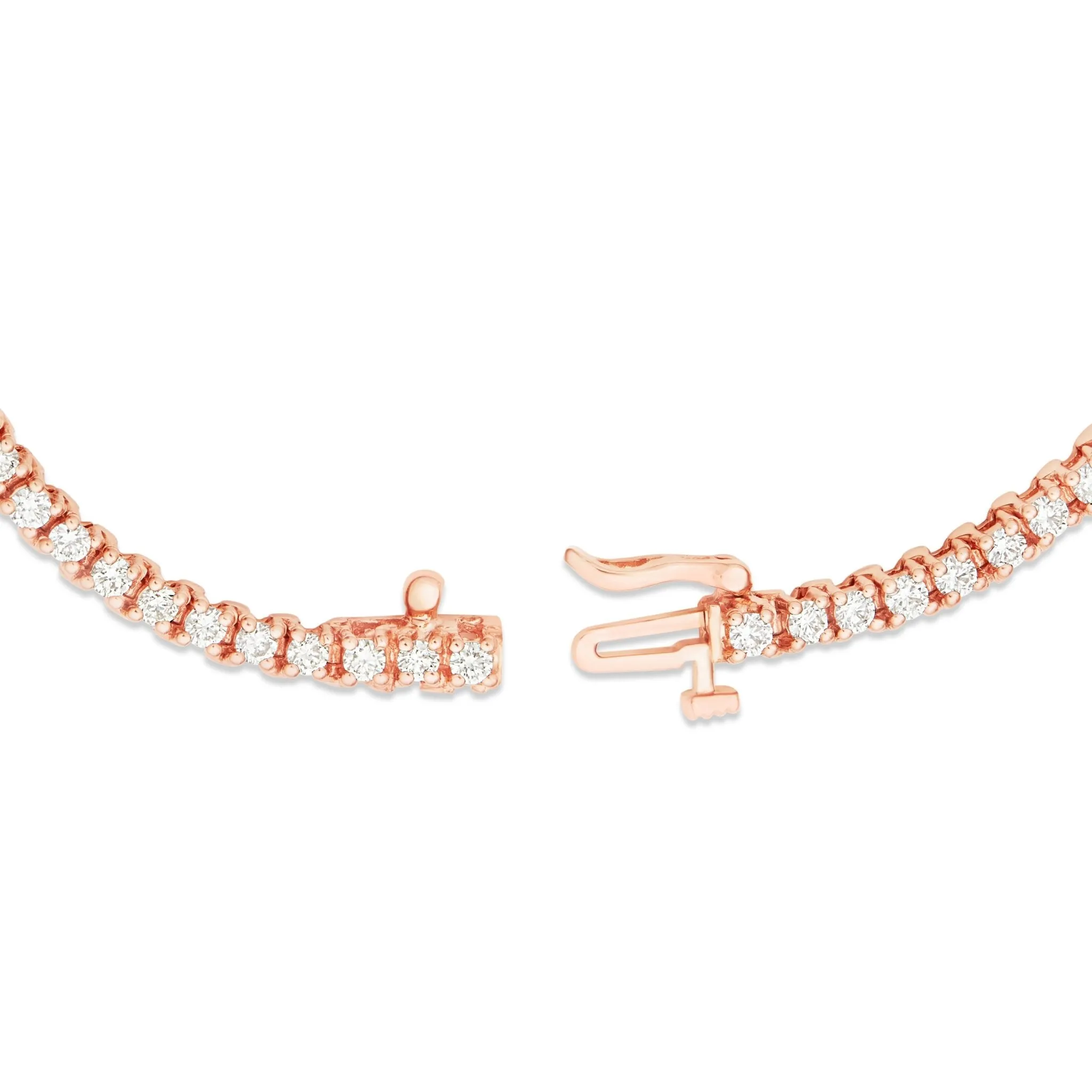 14K Gold 2.67ct 2.2mm Diamond Tennis Bracelet