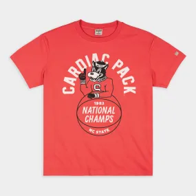 1983 NC State Cardiac Pack Champs Vintage Heavyweight Tee