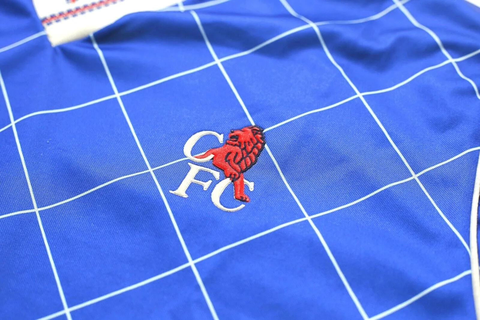 1987/89 CHELSEA Vintage Umbro Home Football Shirt Jersey (L)