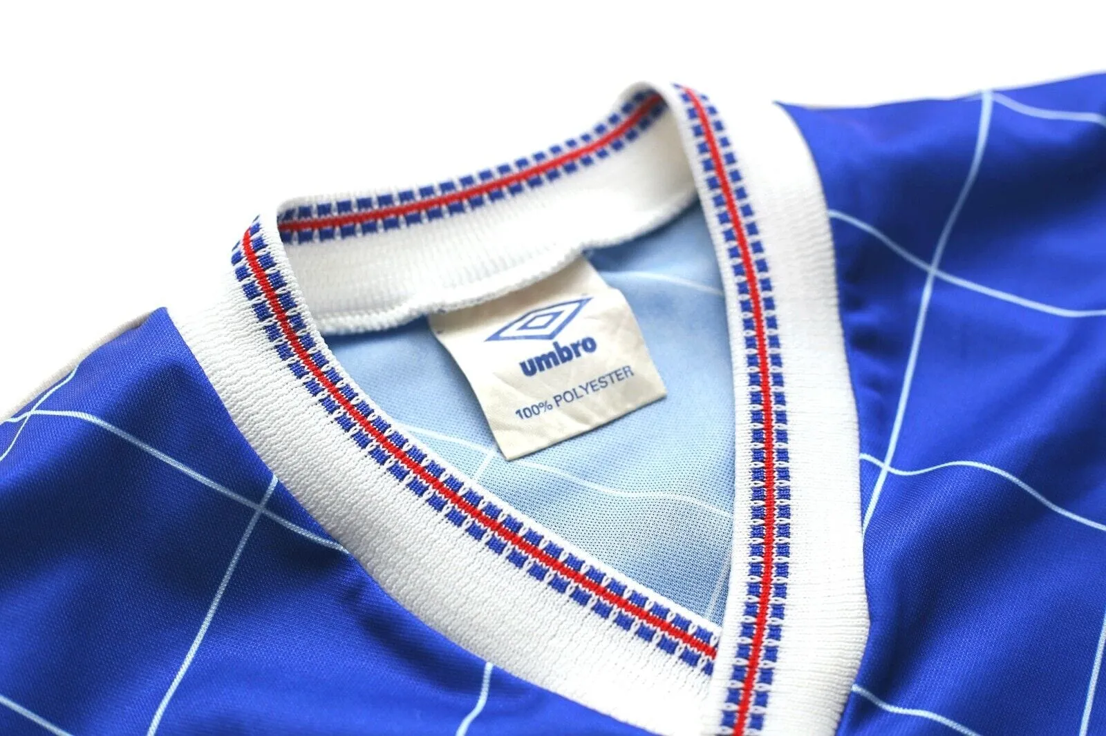 1987/89 CHELSEA Vintage Umbro Home Football Shirt Jersey (L)