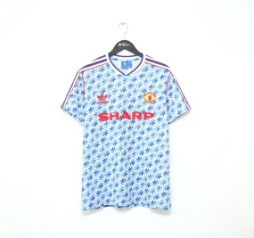 1990/92 MANCHESTER UNITED Retro adidas Originals Away Football Shirt (M/L)