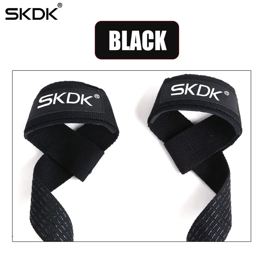  1pc Weight lifting Wrist Straps Fitness Bodybuilding Training CrossFit lifting straps with Non Slip Training Gloves Wrist Wraps