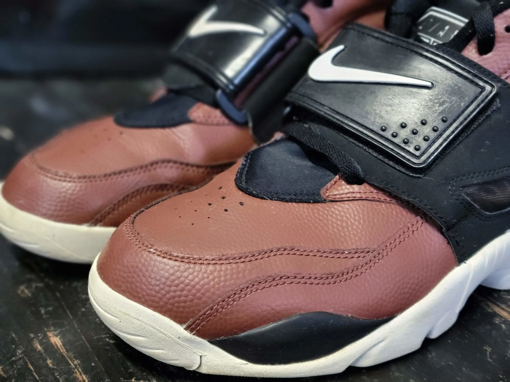 2014 Nike Diamond Turf Football Brown Training Shoes 309434-200 Men 9