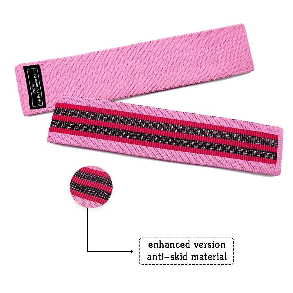 3PCS Resistance Bands Sports Exercise Resistance Loop Bands Set Elastic Booty Band Set for Yoga Home Gym Training