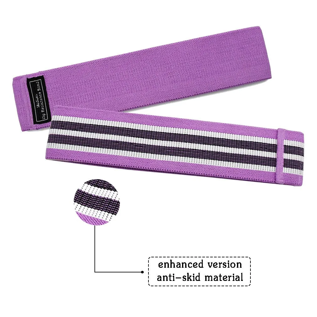 3PCS Resistance Bands Sports Exercise Resistance Loop Bands Set Elastic Booty Band Set for Yoga Home Gym Training