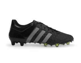 adidas Men's ACE 15.1 FG/AG Core Black/Solar Yellow/Night Metallic