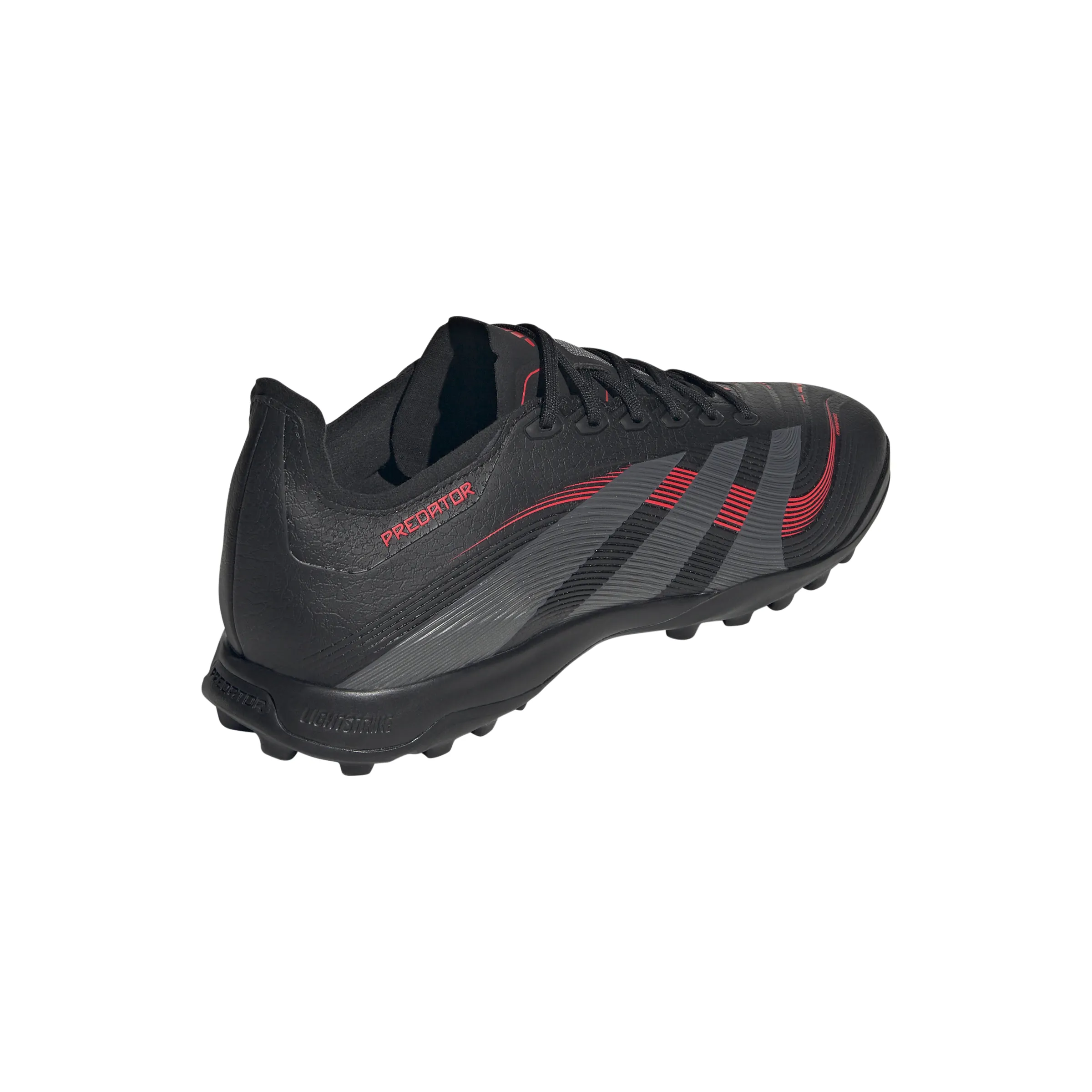 adidas Predator League TF Turf Soccer Shoes - core black/grey four/lucid red