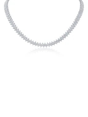 Alternating Marquise CZ Necklace