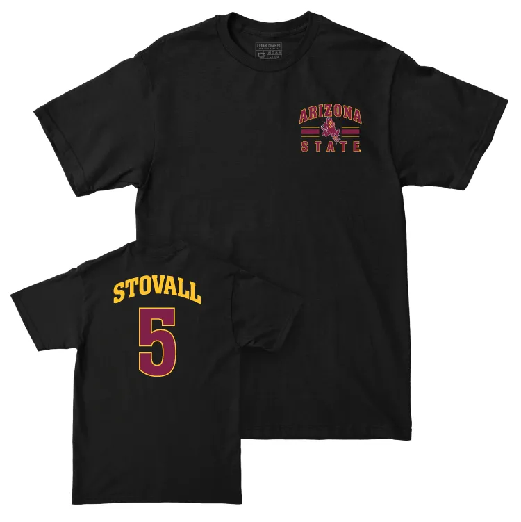 Arizona State Football Black Victory Tee - Melquan Stovall
