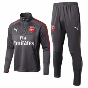 ARSENAL FC 17/18 SOCCER Training Kits Grey Tracksuits
