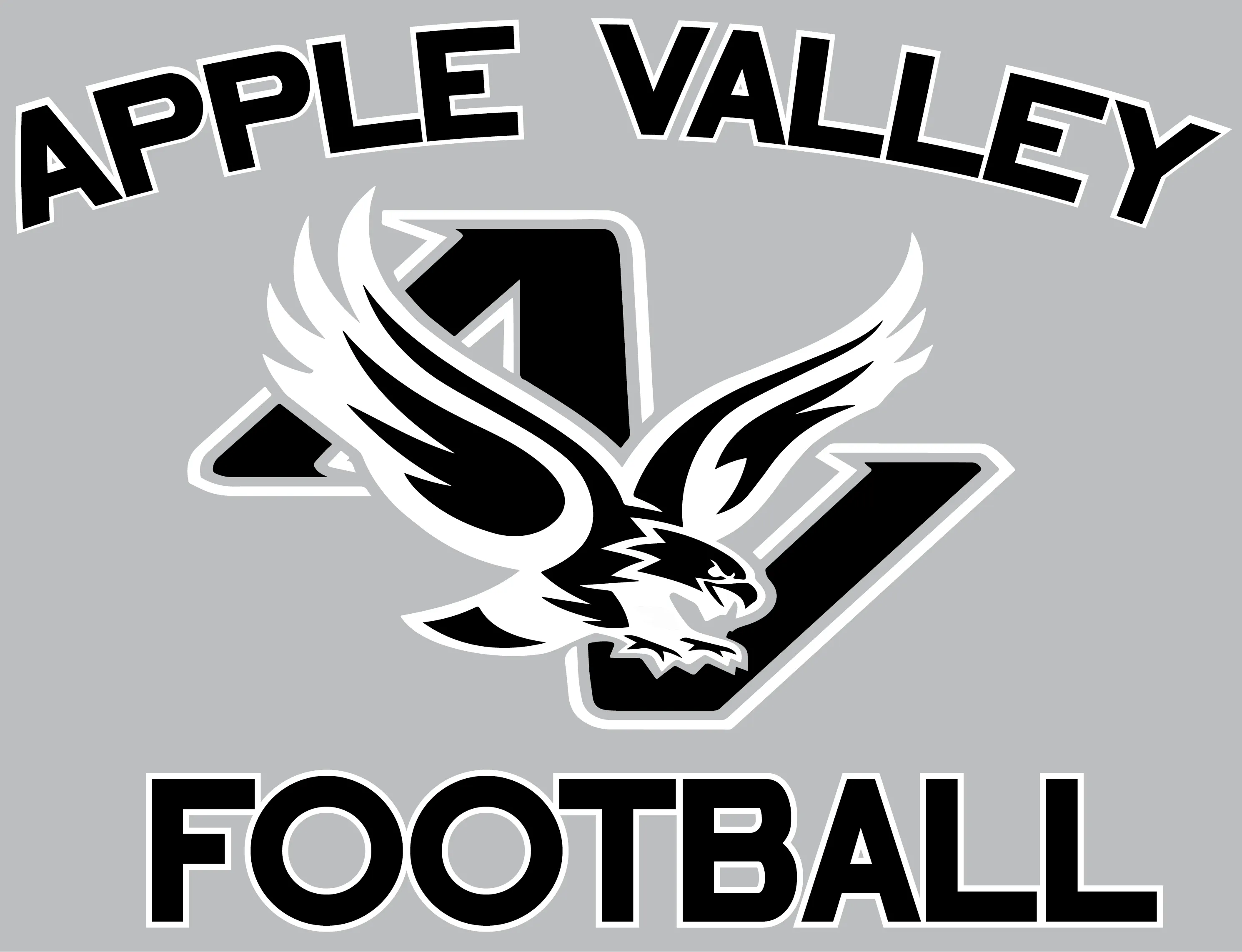 AV Highschool Football - District Short Sleeve Tee Grey Frost