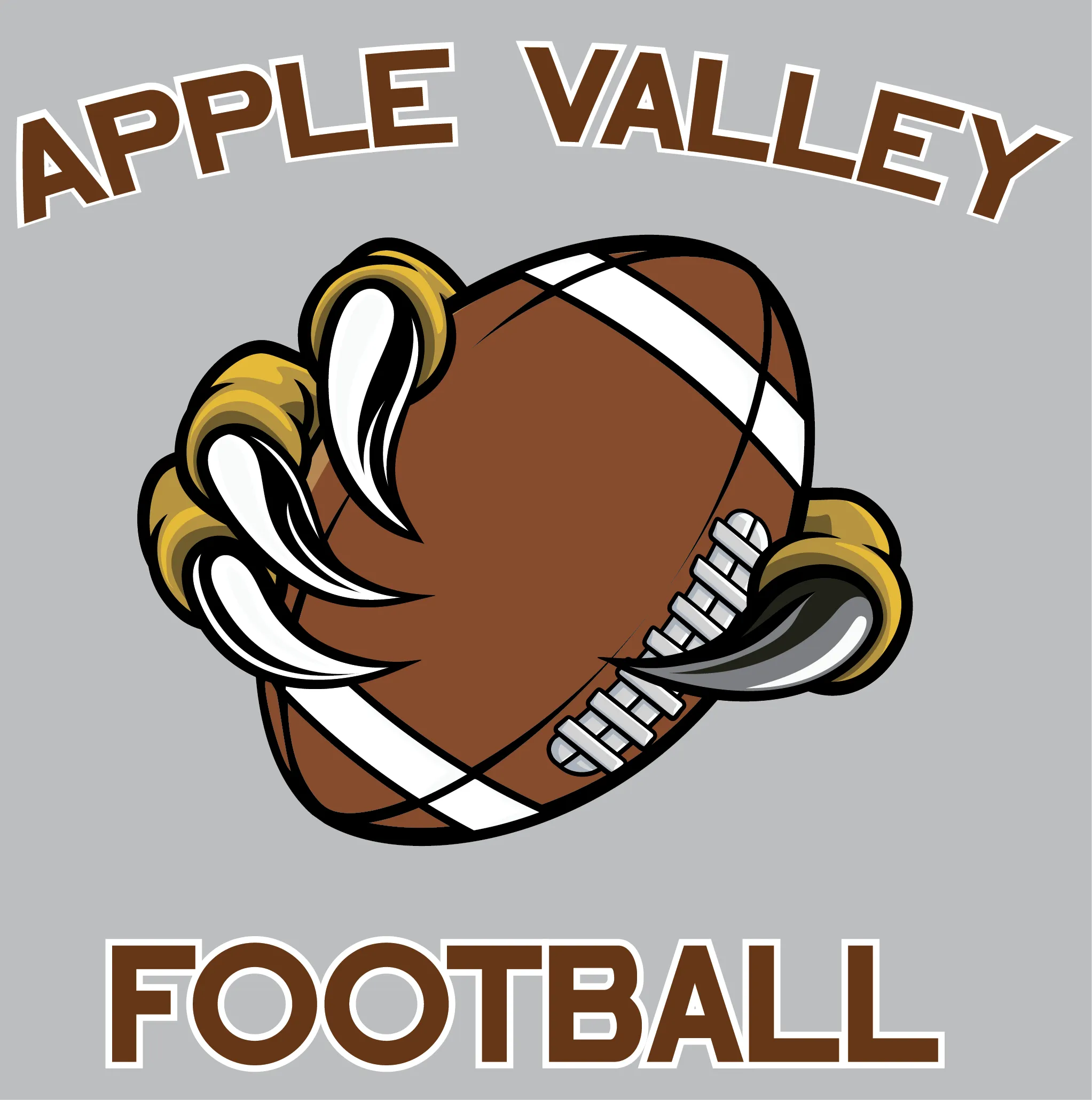 AV Highschool Football - District Short Sleeve Tee Grey Frost