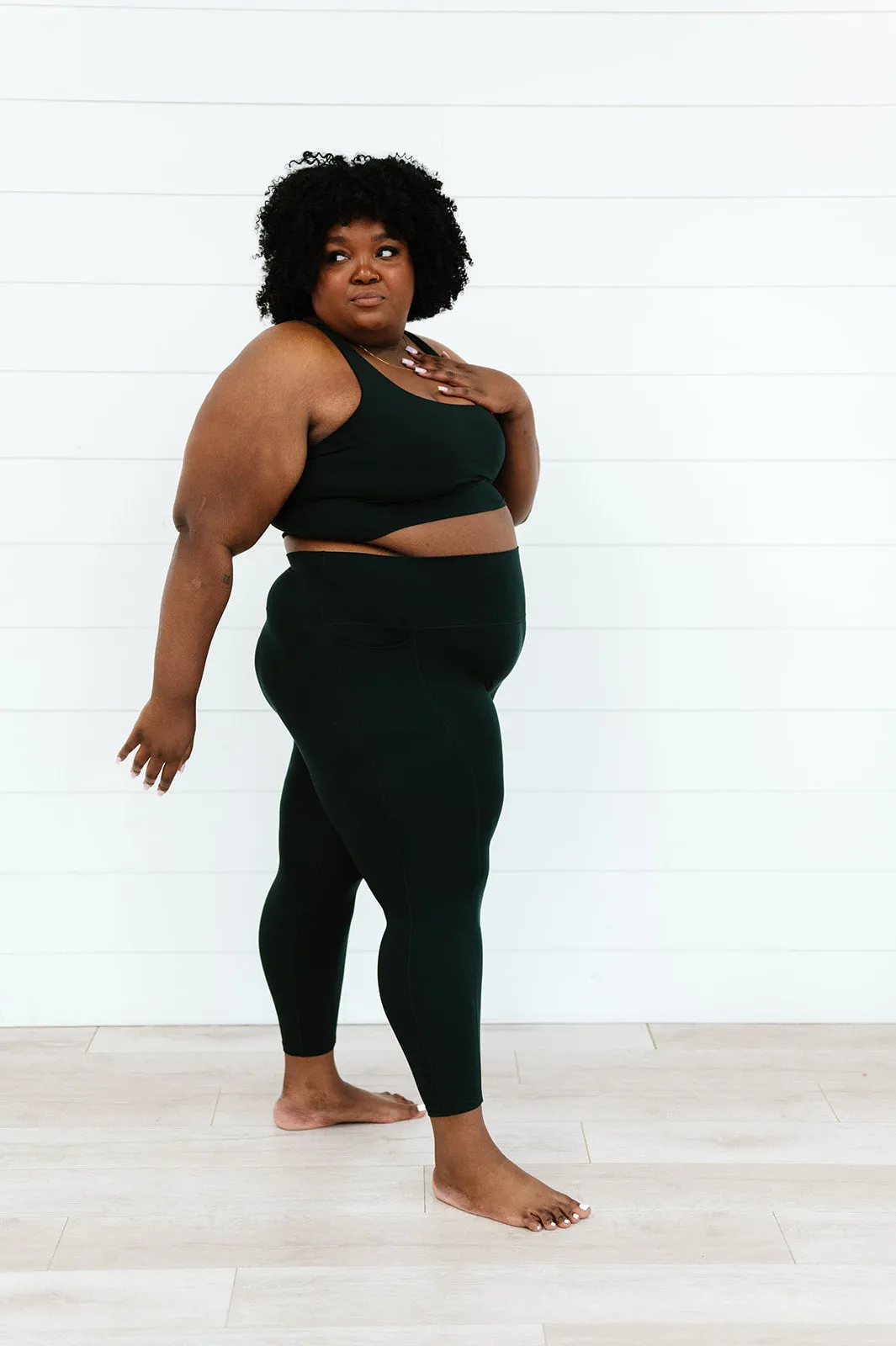 Balance High Waisted Leggings | Black