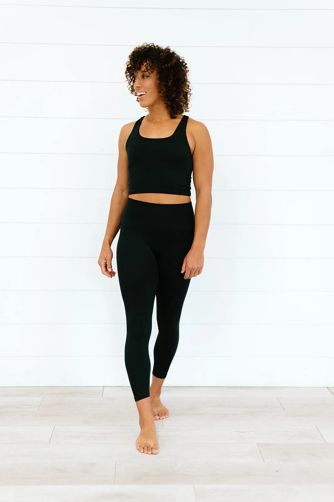 Balance High Waisted Leggings | Black