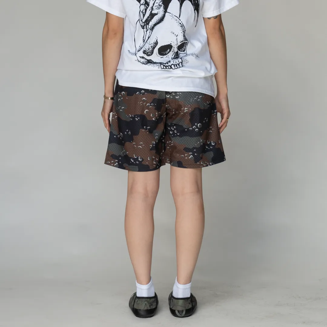 Barb Mesh Shorts- Timber