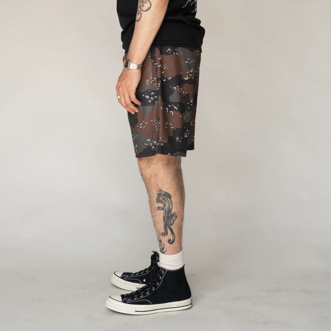 Barb Mesh Shorts- Timber