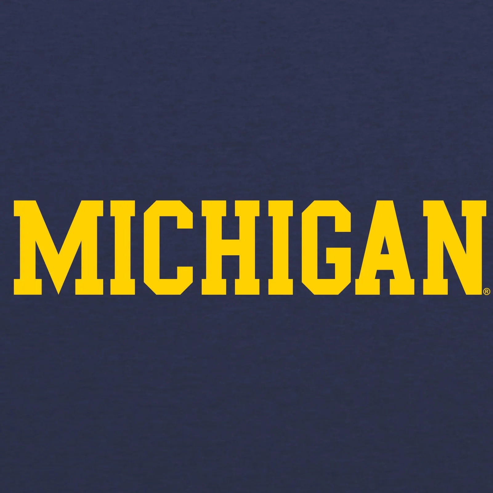 Basic Block University of Michigan Next Level Youth Triblend Short Sleeve T Shirt - Vintage Navy