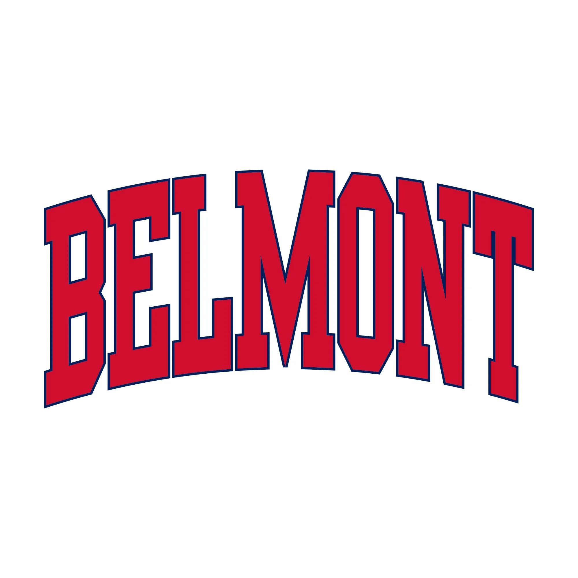 Belmont Bruins Mega Arch T-Shirt - White