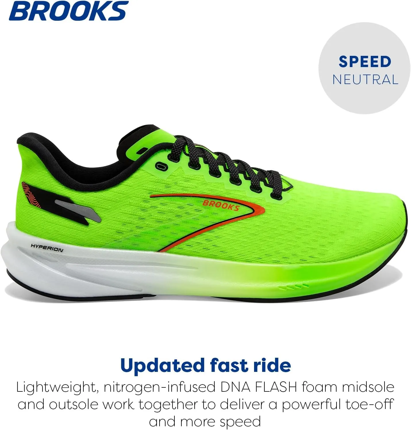 Brooks Mens Hyperion Neutral Running Shoe
