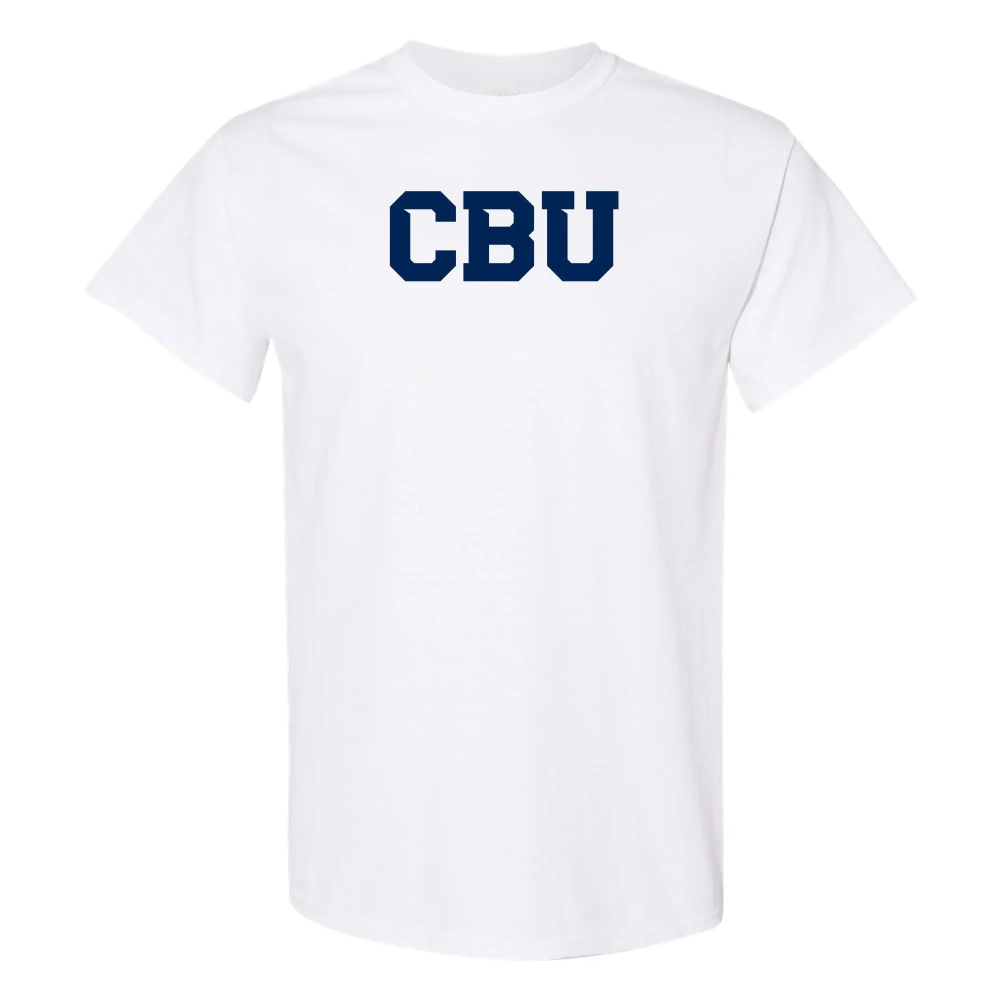 California Baptist University Lancers Basic Block T Shirt - White