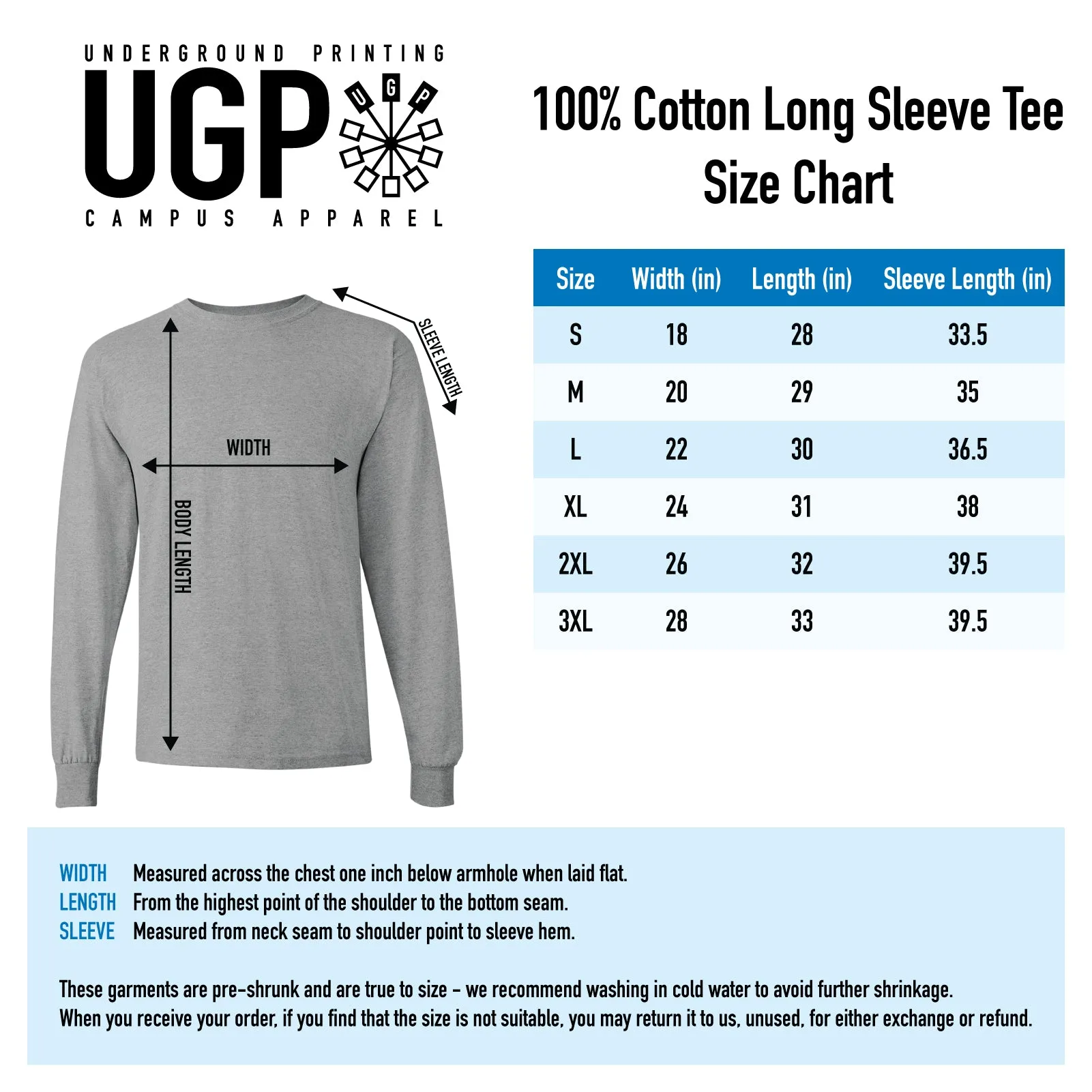Campbell University Fighting Camels Basic Block Cotton Long Sleeve T-Shirt - Black