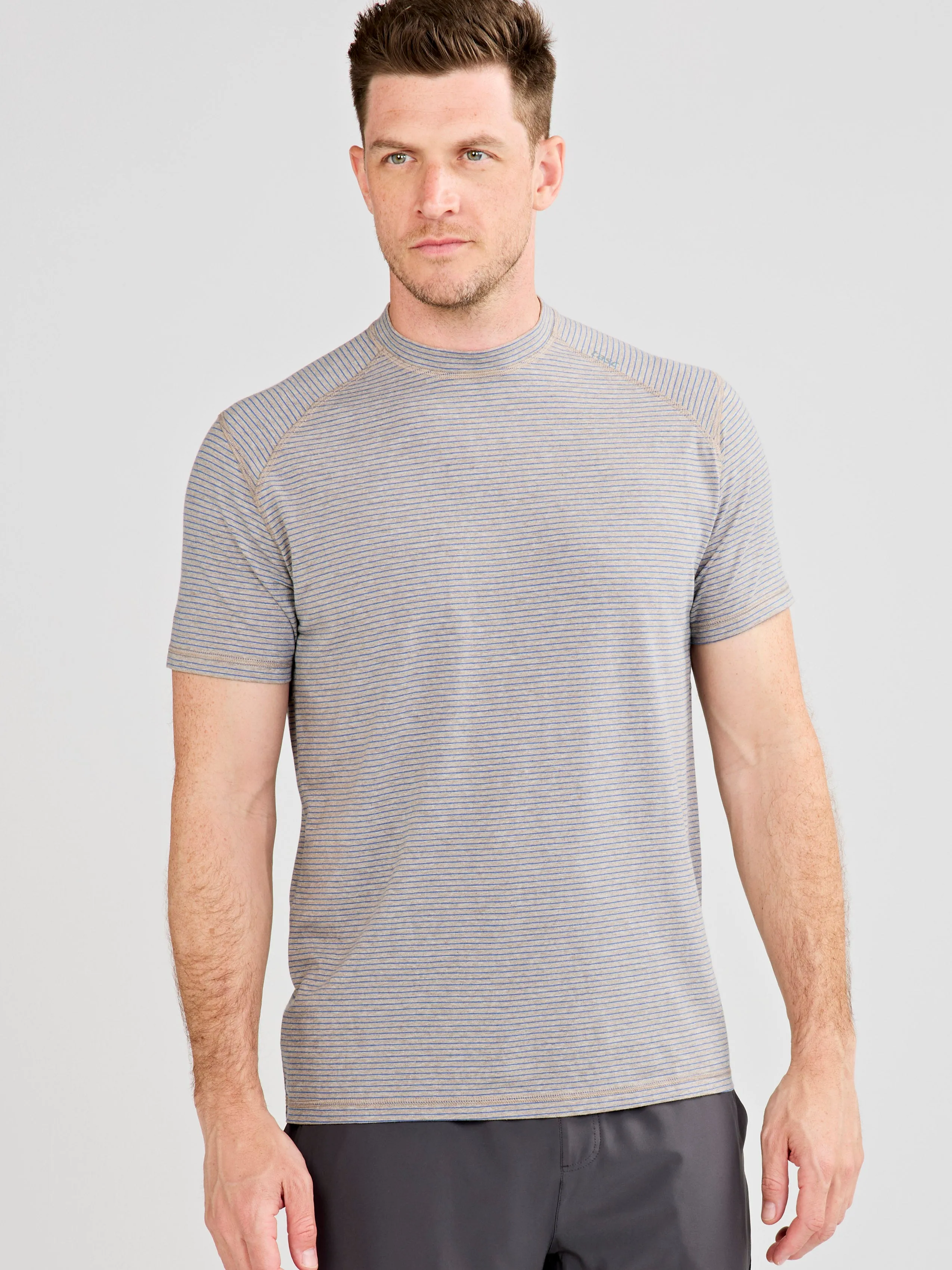 Carrollton Fitness T-Shirt - Mini Stripe
