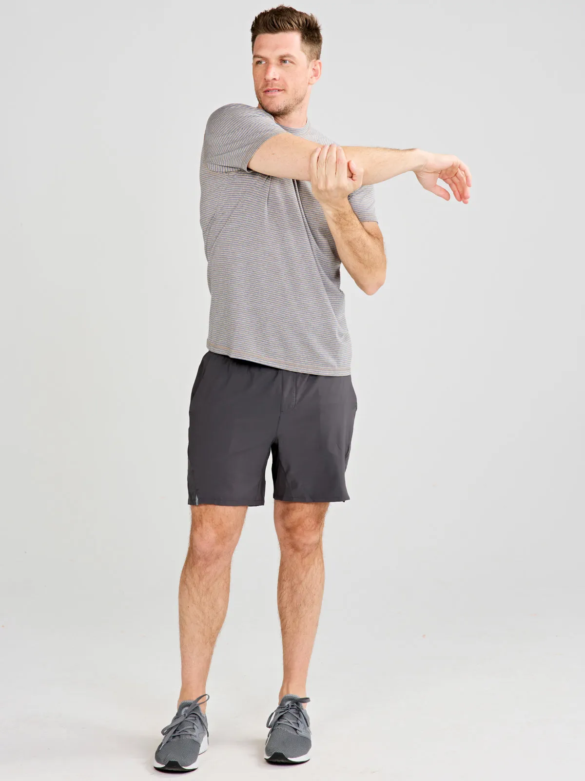 Carrollton Fitness T-Shirt - Mini Stripe