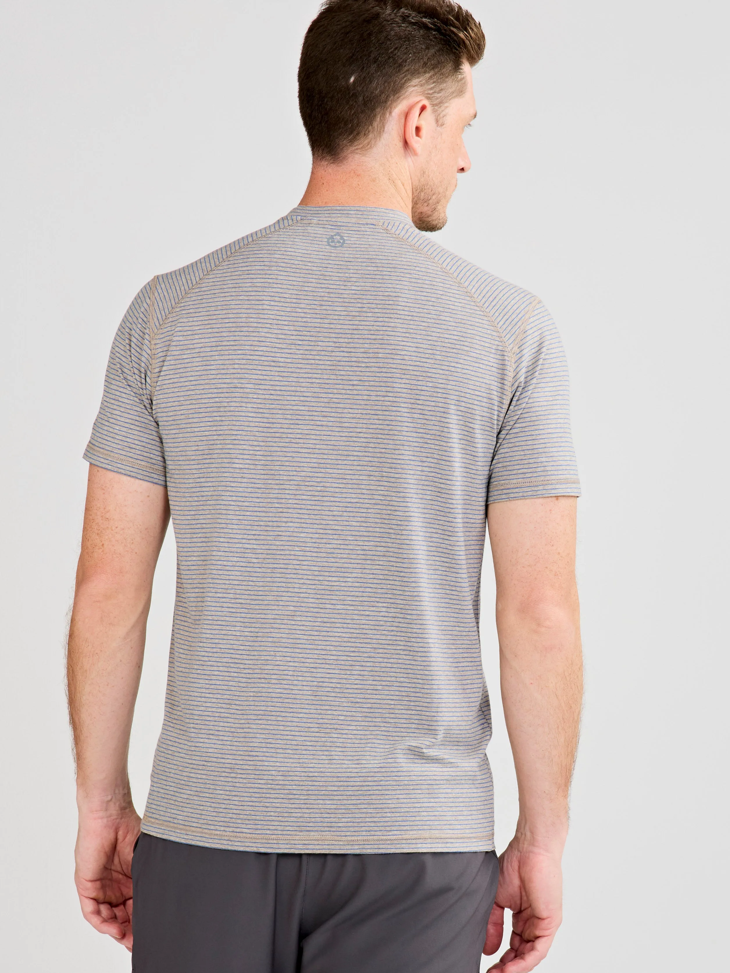 Carrollton Fitness T-Shirt - Mini Stripe