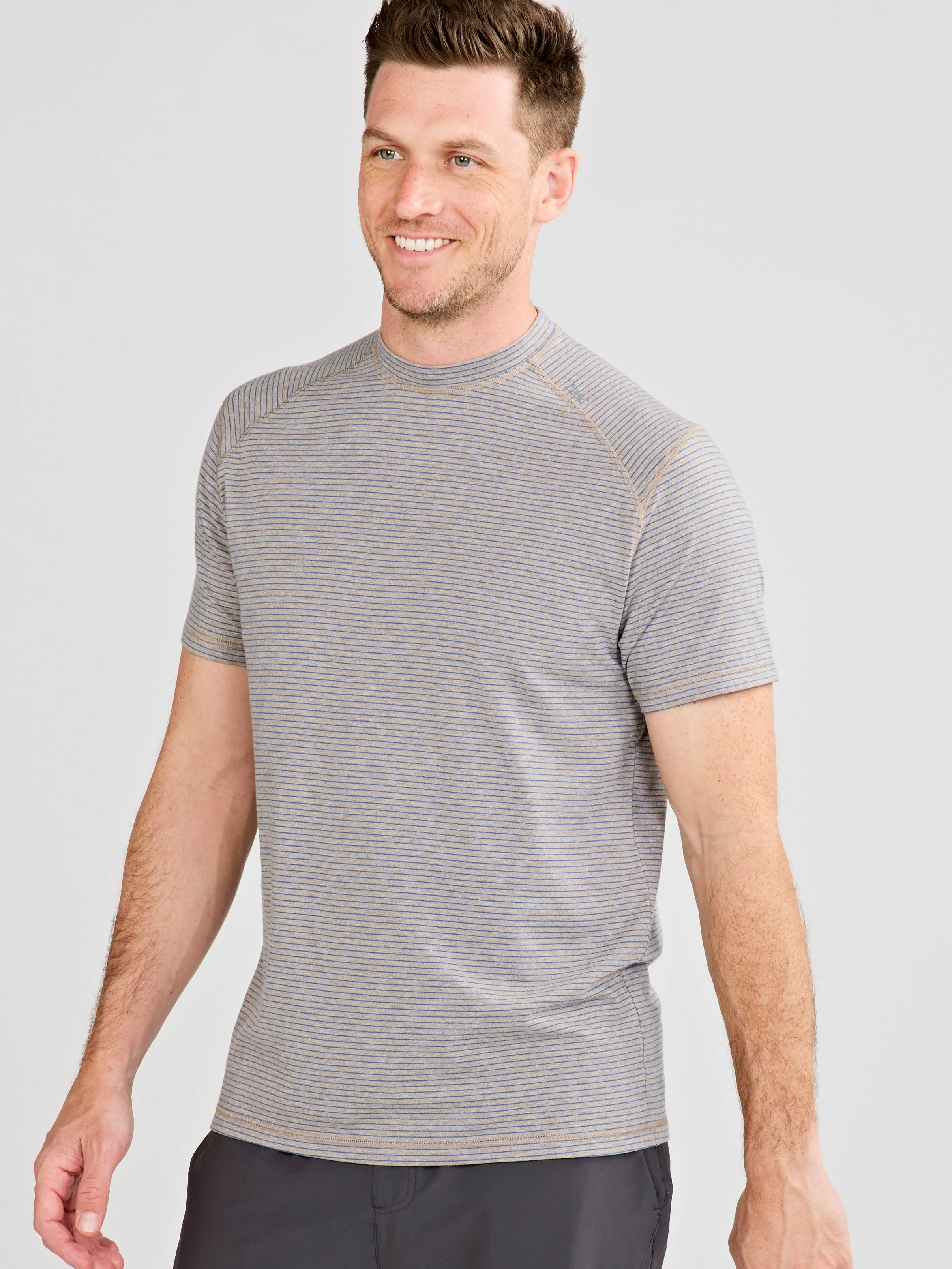 Carrollton Fitness T-Shirt - Mini Stripe