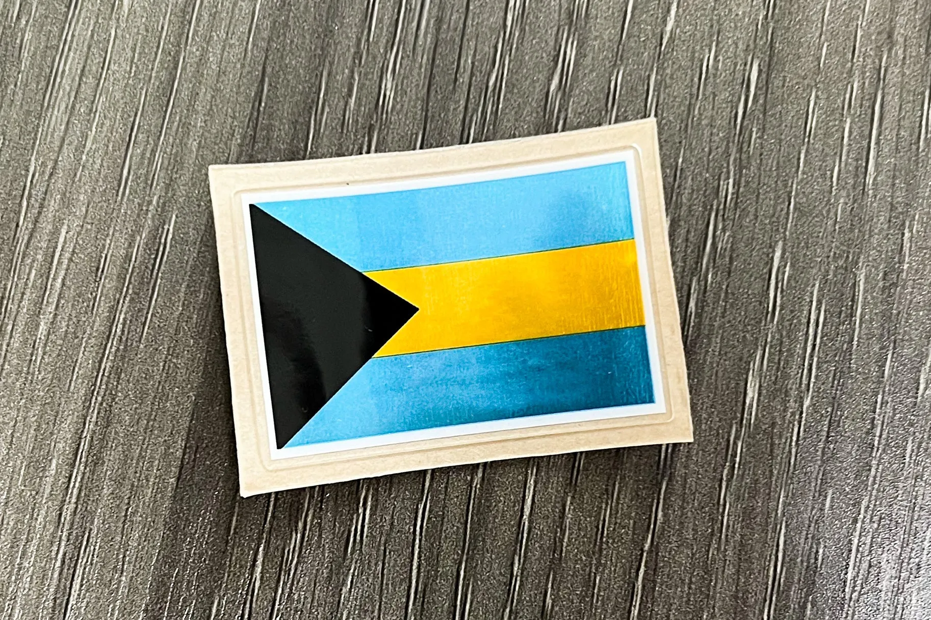 Chrome Country Flag Football Helmet Decal