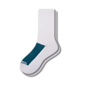 Cotton Crew Mesh Top Cushioned Sole Performance Socks for Women