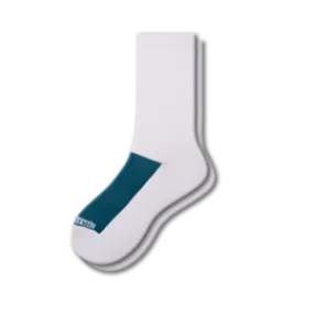 Cotton Crew Mesh Top Cushioned Sole Performance Socks for Women