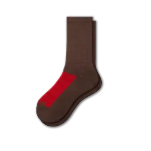 Cotton Crew Mesh Top Cushioned Sole Performance Socks for Women