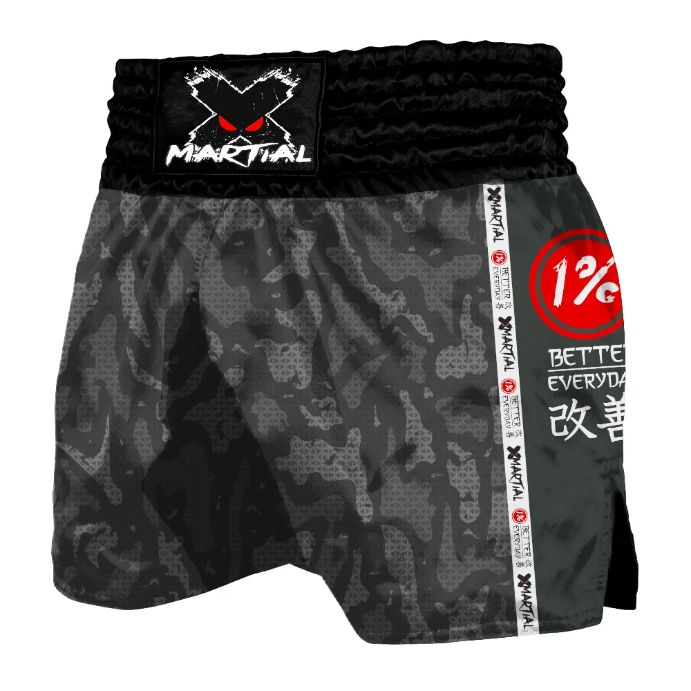 Dark Camo Muay Thai Shorts