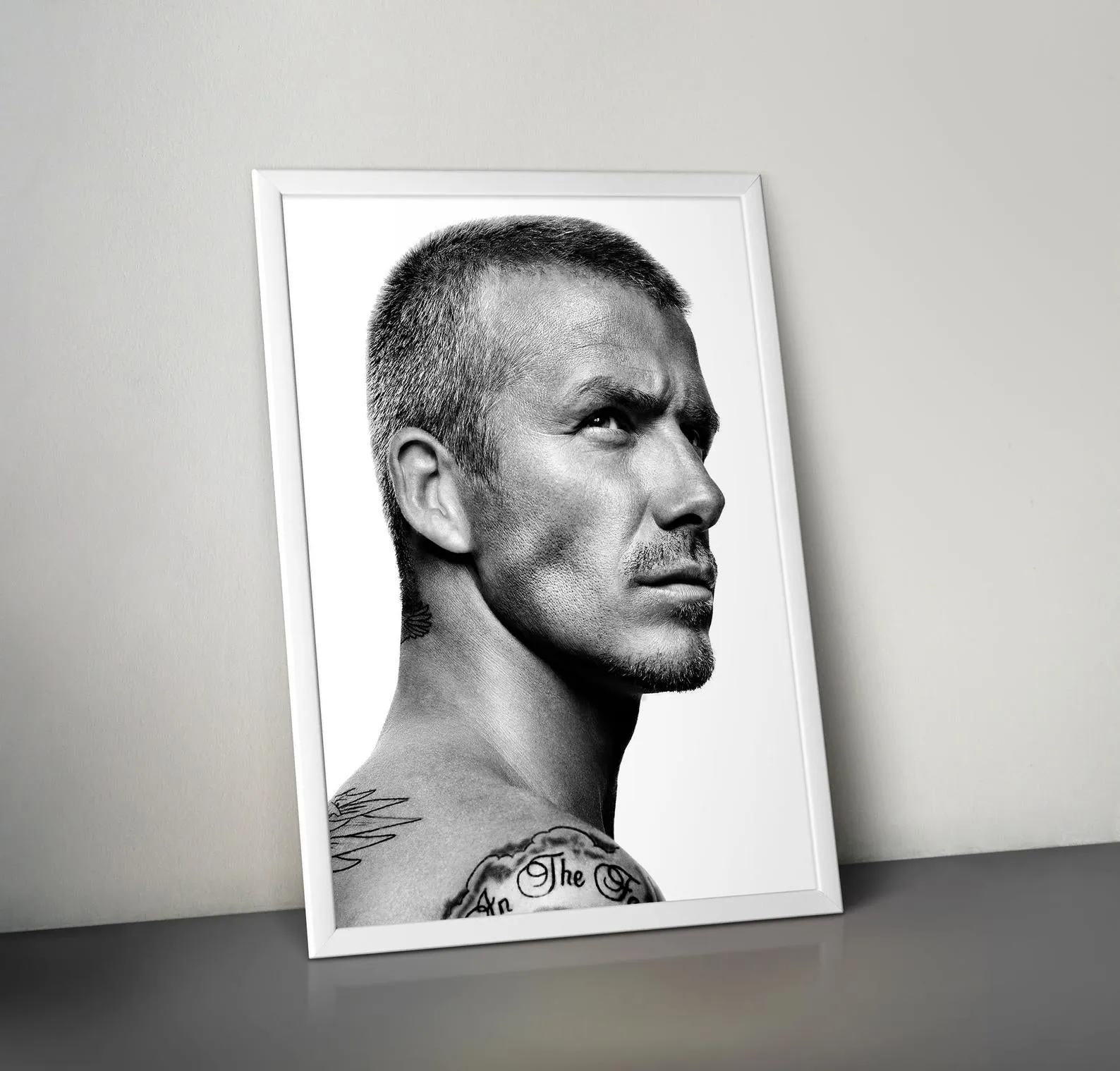 David Beckham Poster, Beckham Art, Football Poster, Manchester United Art, Canvas Poster, Rolled Canvas, Home Decoration, Wall Art