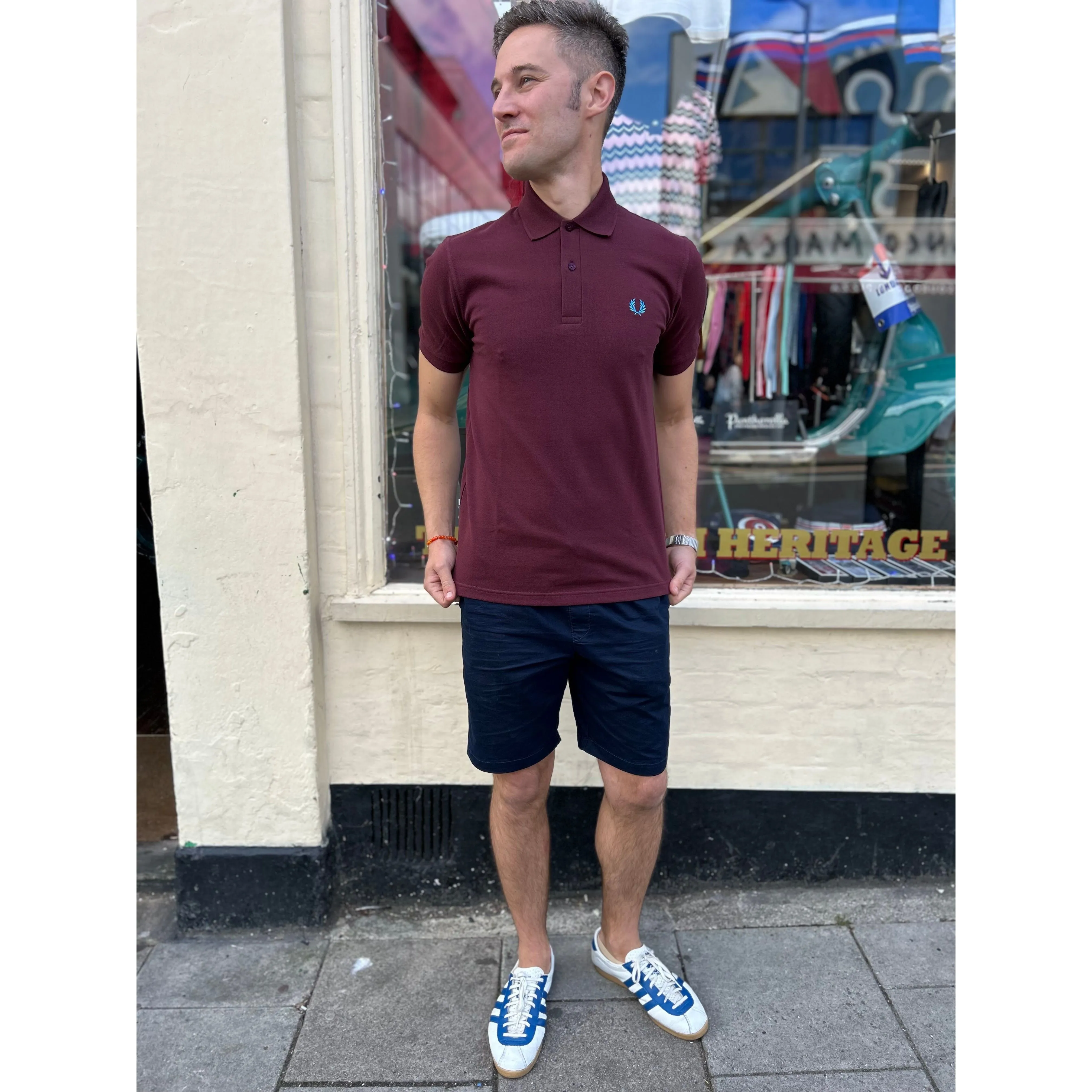 Fred Perry - M3 Oxblood/Runaocea - Polo
