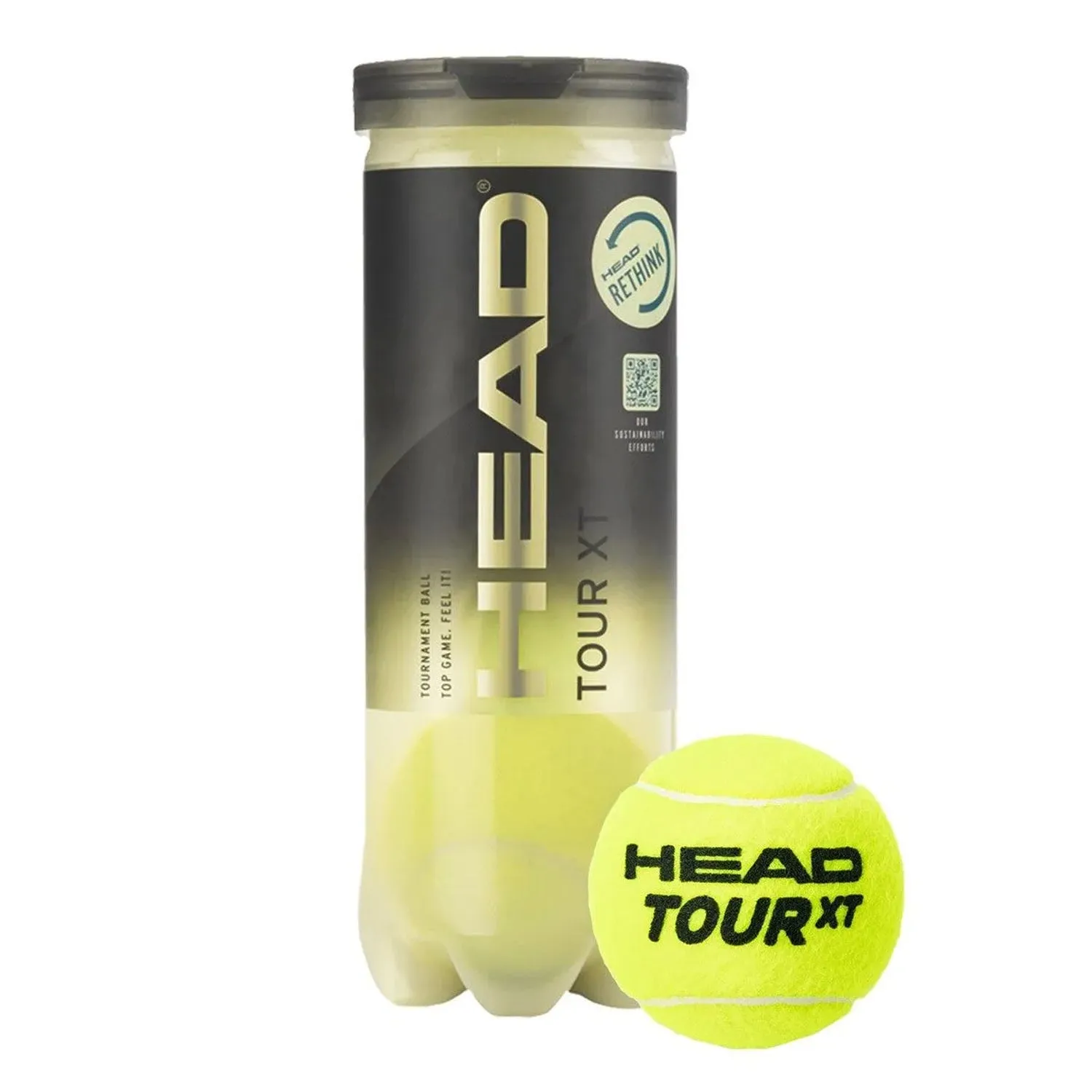 Head Tour XT Tennis Balls Can (1 Can)