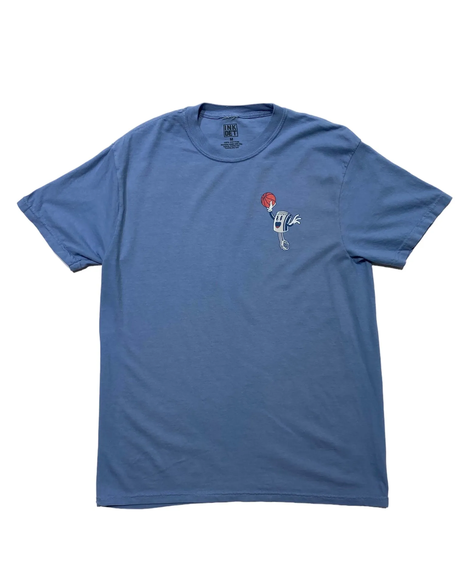 Ink Detroit - Motor City Piston T-Shirt - Pigment Washed Denim
