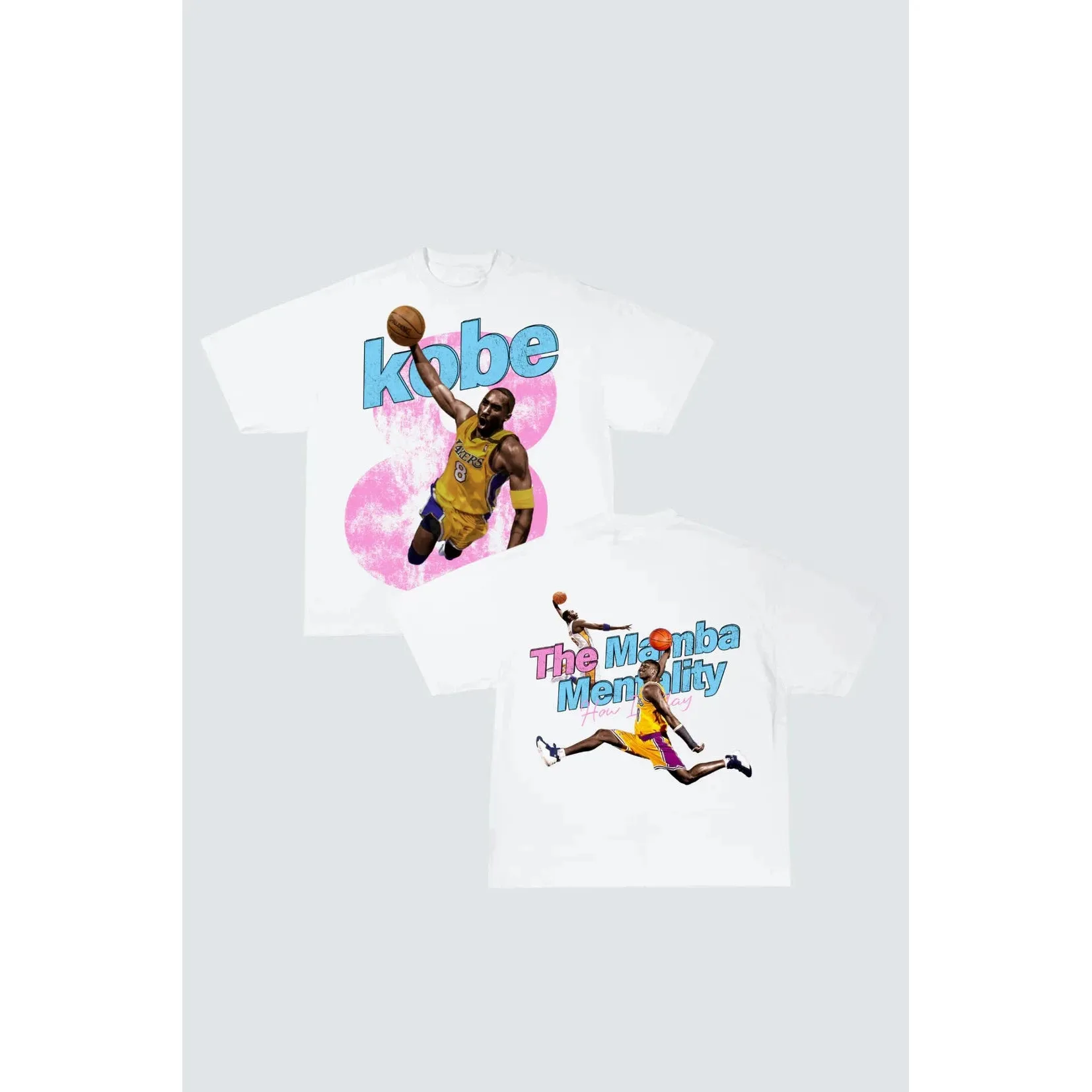 Kobe Bryant Mamba Mentality Graphic T-Shirt 'White'