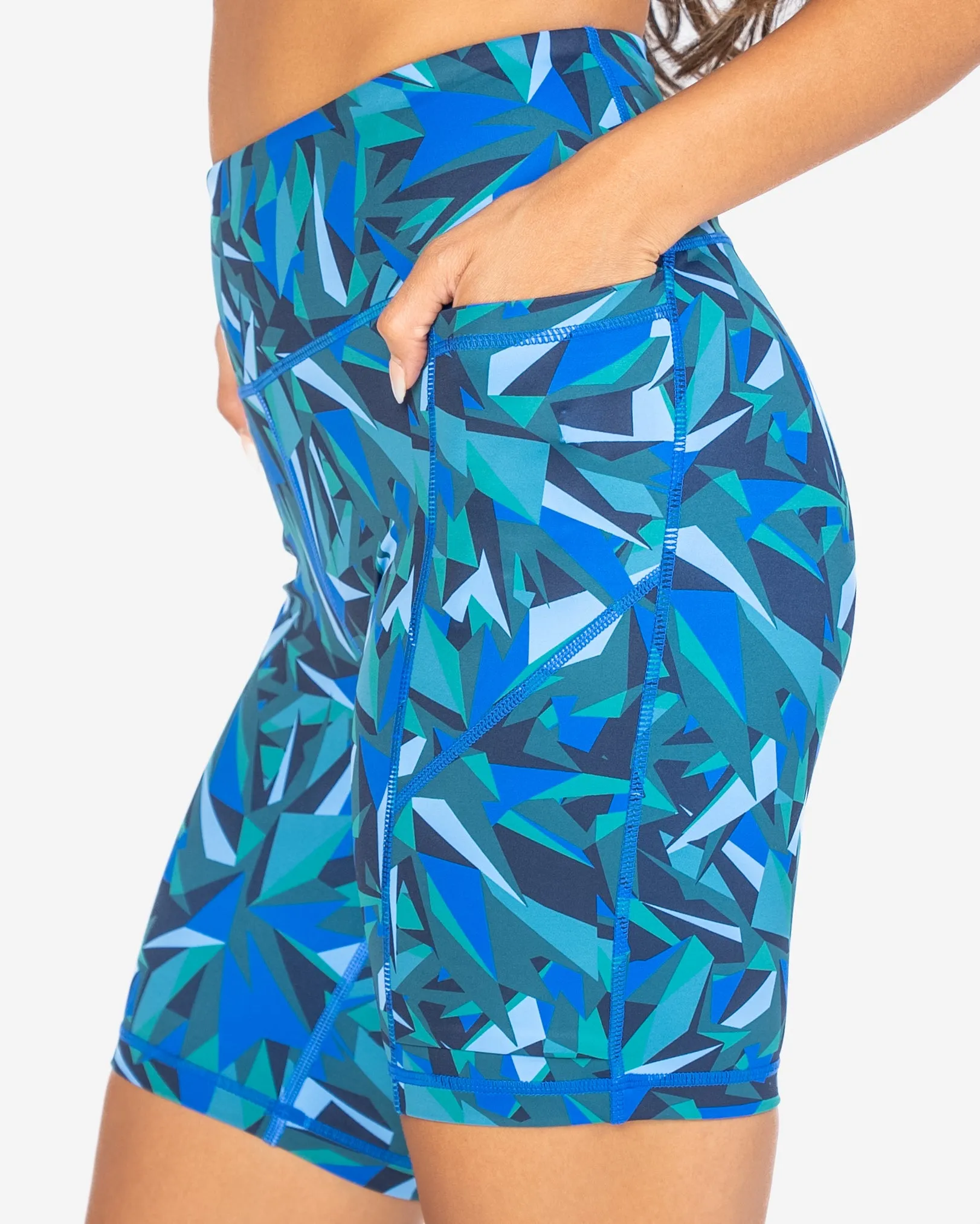 Lux Baseline Shorts (Multi-Lengths) - Pacific Kaleidoscope