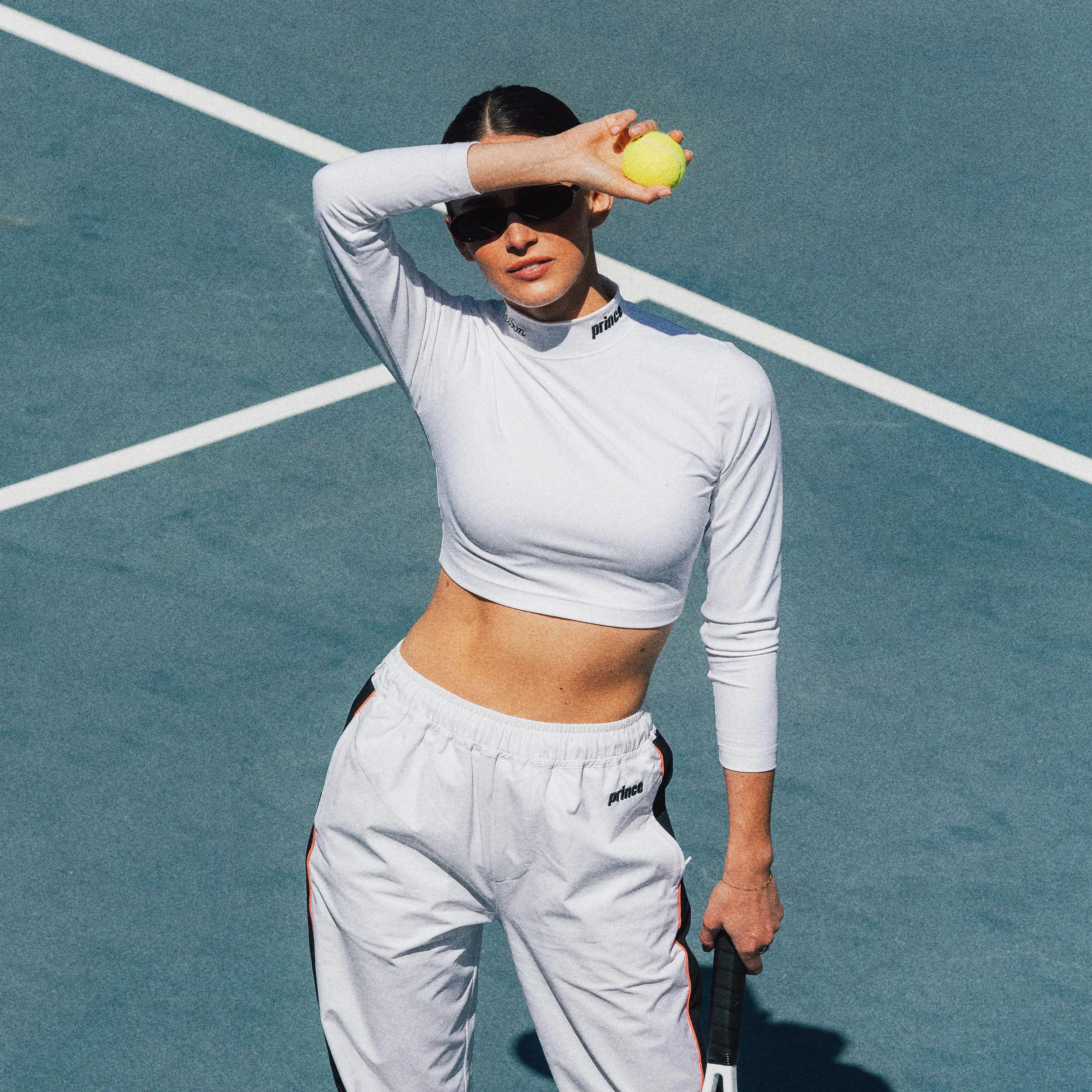 MALBON X PRINCE VOLLEY LS MOCKNECK (WOMENS)