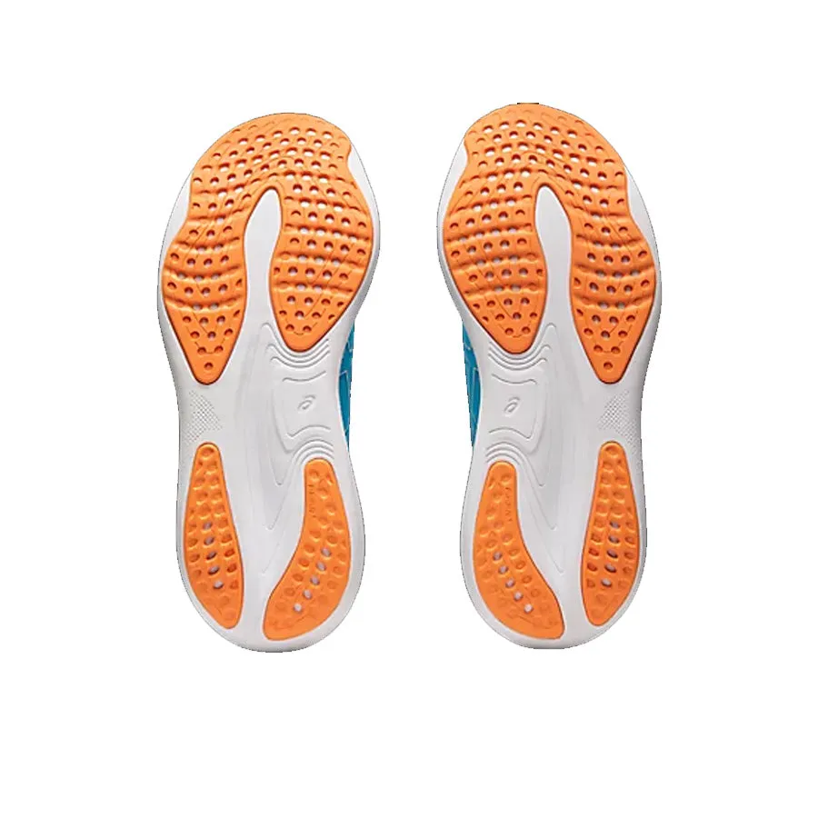 Men's Gel-Nimbus 25 Wide (Island Blue/Sun Peach)