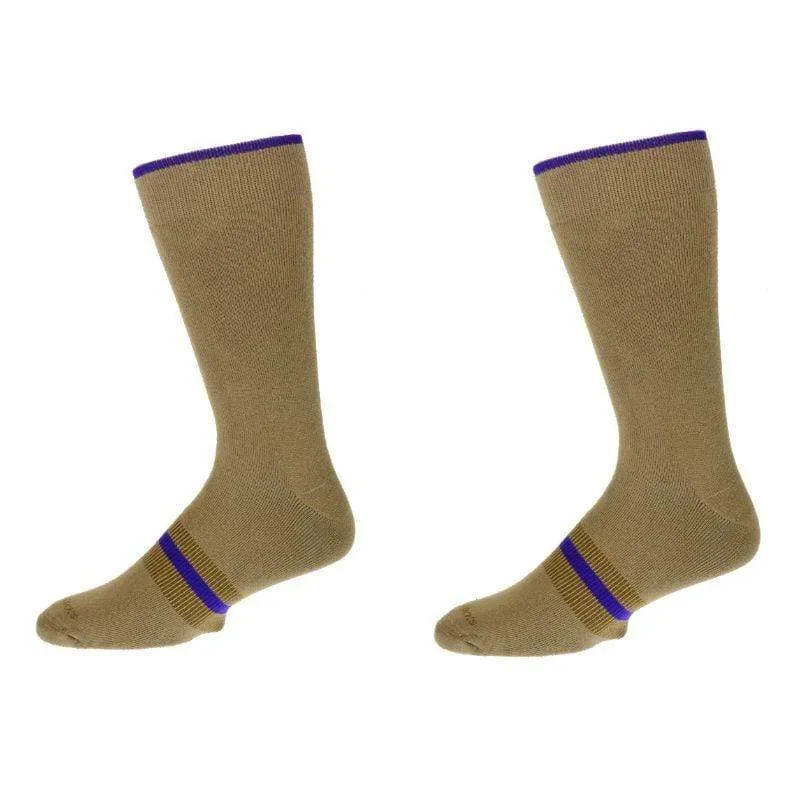 Men's Performance Crew Socks with Cushioned Arch Support