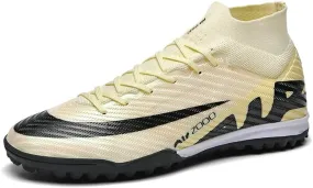 Mens Soccer Cleats Football Boots Professional Training Turf Mens Outdoor Indoor Sports Athletic Big Boy's Sneaker Indoor Shoes for Kids Soccer
