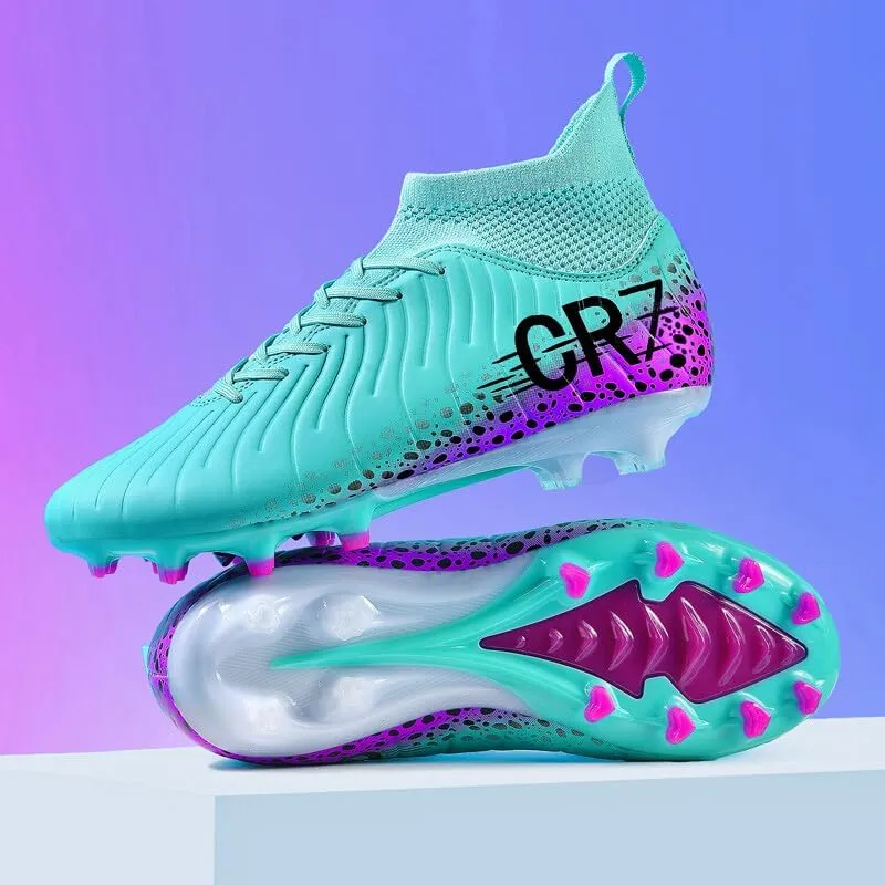 Men's Soccer Shoes of Spike Boys and Girl Students Grass Training Shoes Outdoor Football Shoes Unisex