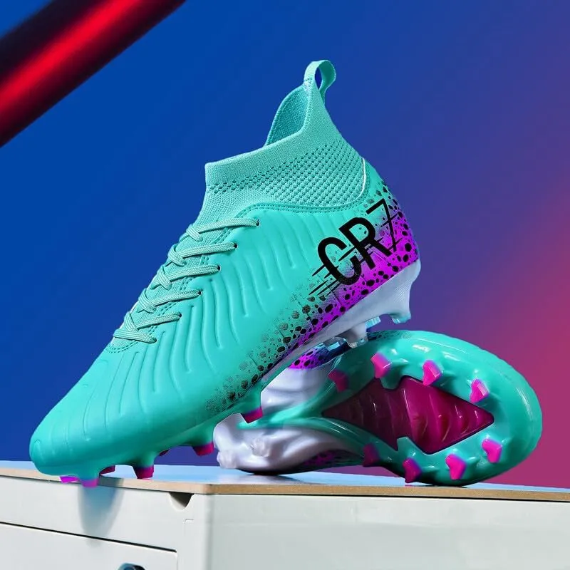 Men's Soccer Shoes of Spike Boys and Girl Students Grass Training Shoes Outdoor Football Shoes Unisex