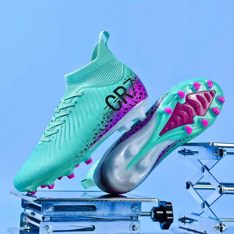 Men's Soccer Shoes of Spike Boys and Girl Students Grass Training Shoes Outdoor Football Shoes Unisex